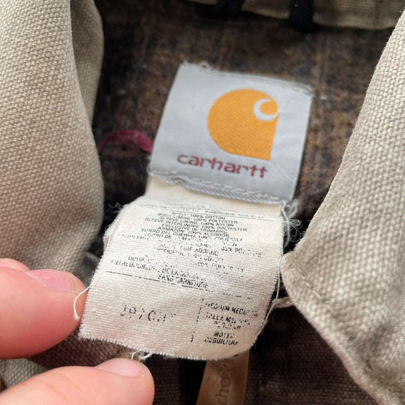 Vintage 90s Brown Carhartt Detroit Jacket Workwear - Medium