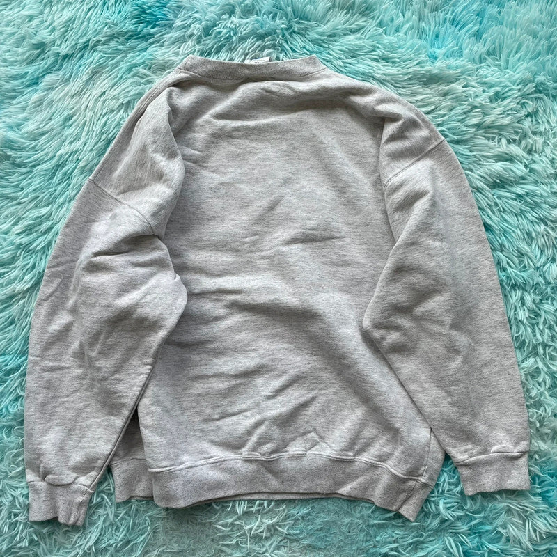 Vintage 90s Grey Blank Sweatshirt - XXL