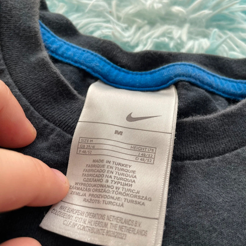Vintage 00s Black Nike T Shirt - Medium
