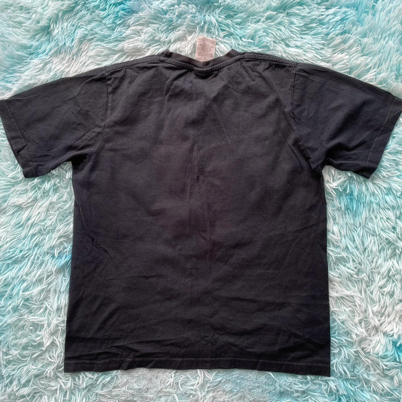 Vintage 00s Black Nike T Shirt - Medium