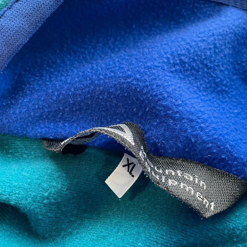 Vintage 90s Turquoise Fleece Jumper - XL