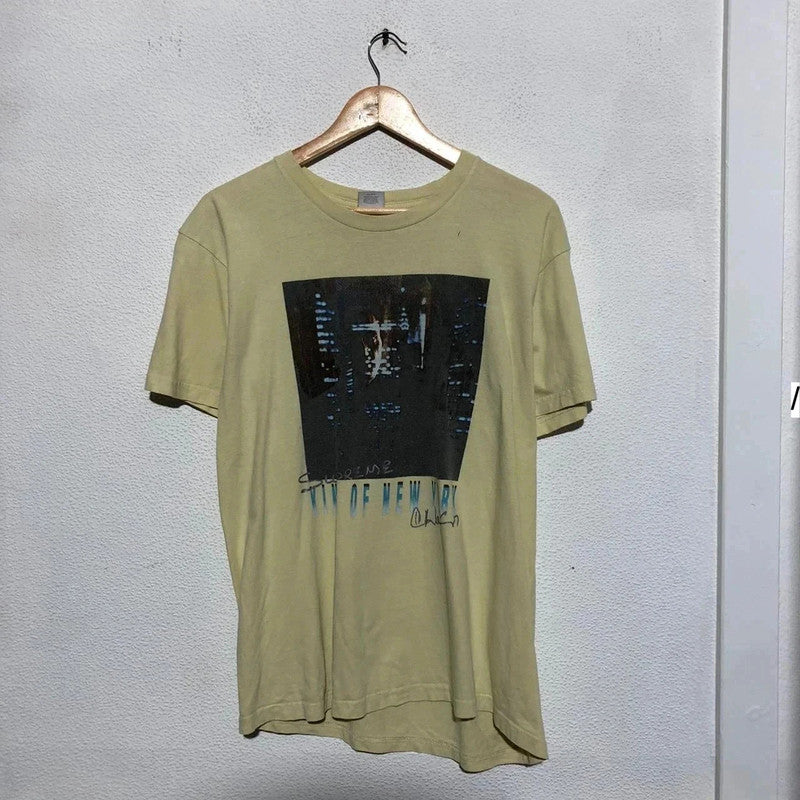 Yellow Supreme T Shirt King of New York Graphic - Medium