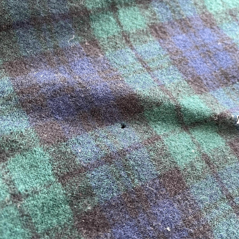 Vintage Green & Navy Pendleton Flannel Shirt - Large