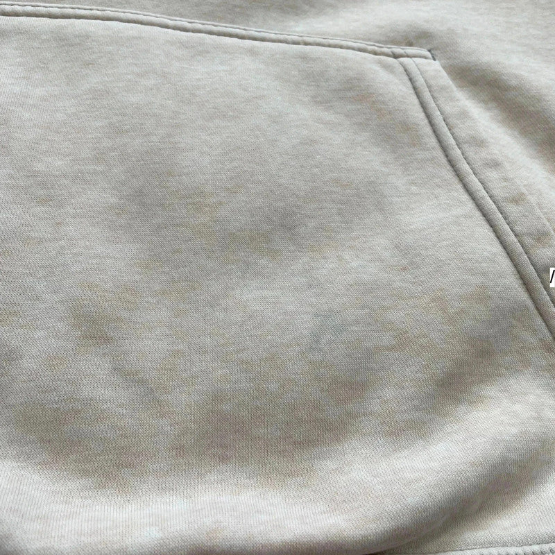 Light Rose Pink Nike Club Hoodie Spellout - Large