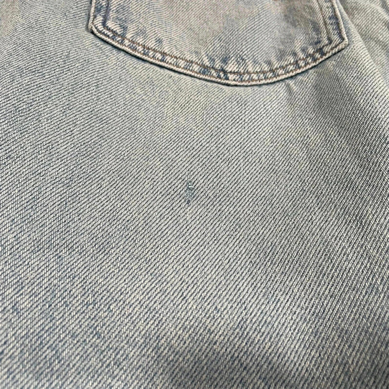 Blue Tommy Jeans Slim Boyfriend Cropped Jeans Taped - 30W 30L