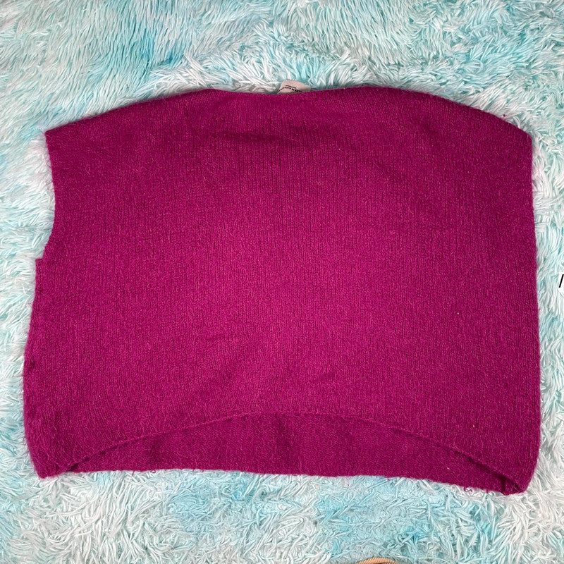 Pink Valerie Khalfon Sleeveless Jumper Mohair - OS