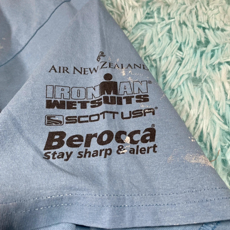 Vintage 2002 Baby Blue Nike Ironman T Shirt - Large
