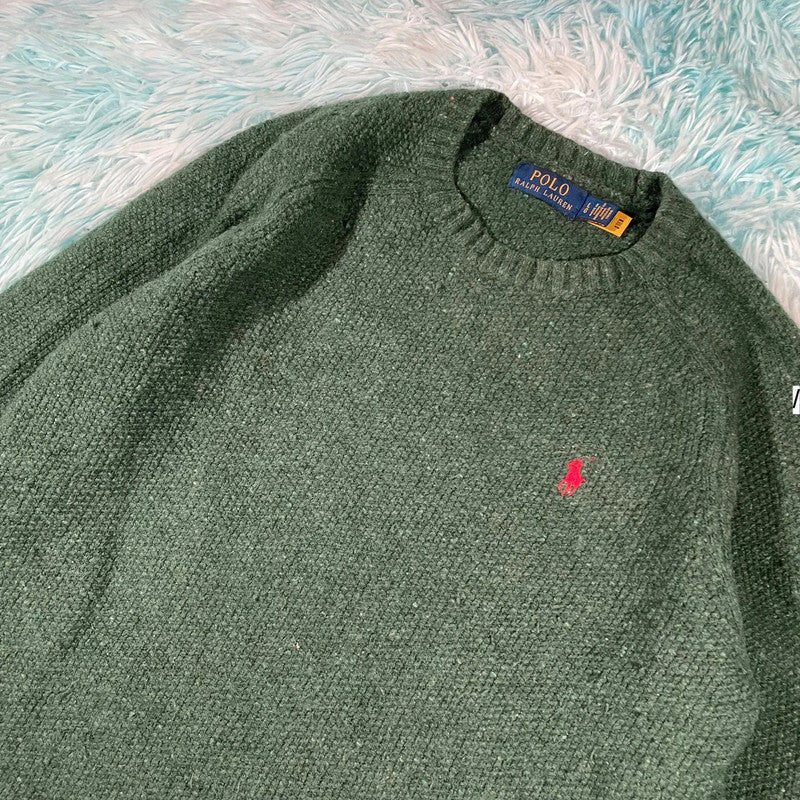 Dark green Polo Ralph Lauren Knitted Jumper - Large