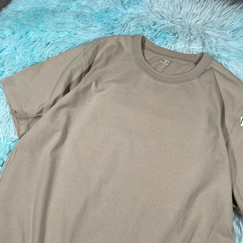 Beige Uniqlo Plain T Shirt - Large