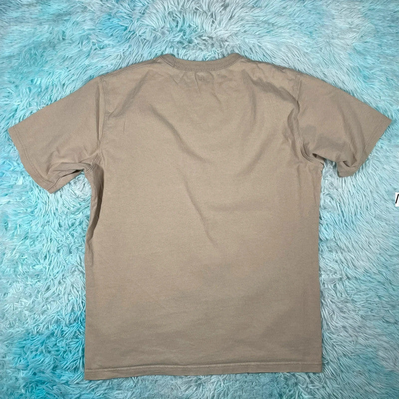 Beige Uniqlo Plain T Shirt - Large
