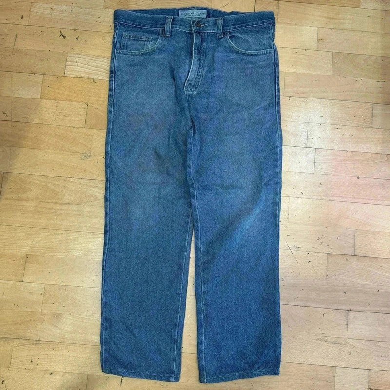 Vintage Brecos Jeans Wide Straight Leg - 34W 30L
