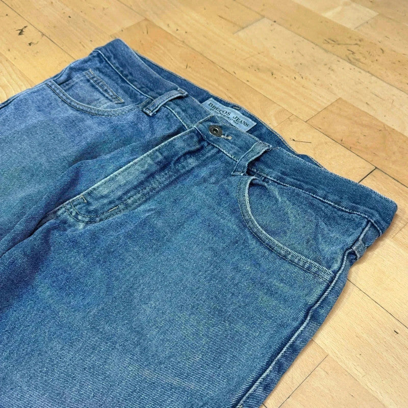 Vintage Brecos Jeans Wide Straight Leg - 34W 30L