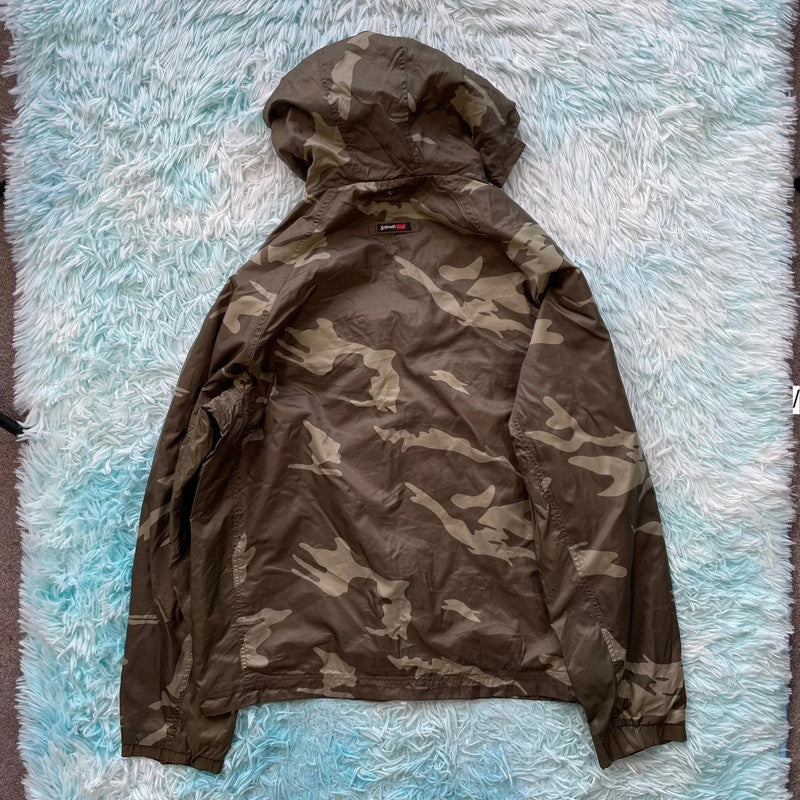 Vintage Camo Schott NYC Windbreaker Jacket - Medium