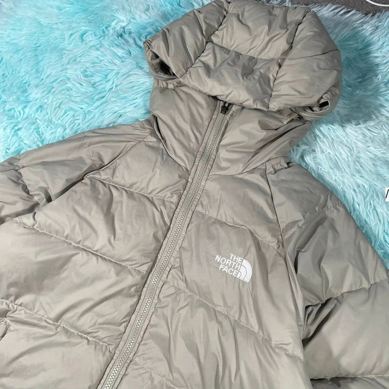 Beige The North Face Puffer Jacket 600 Down - Small