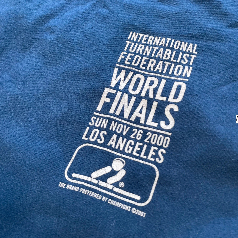 Vintage 2000 International Turntablist Federation T Shirt - XL
