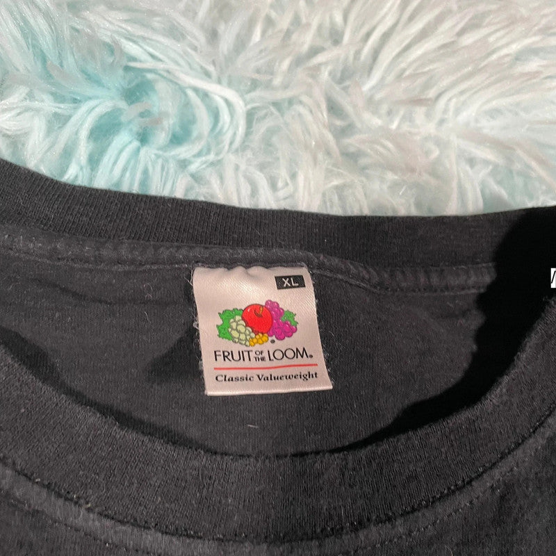 Vintage 2002 Black Loop Band T Shirt - XL