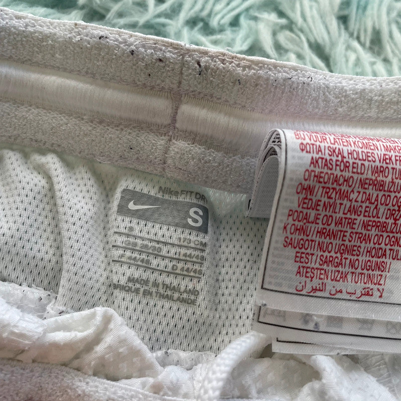Vintage White Nike Running Shorts - Small