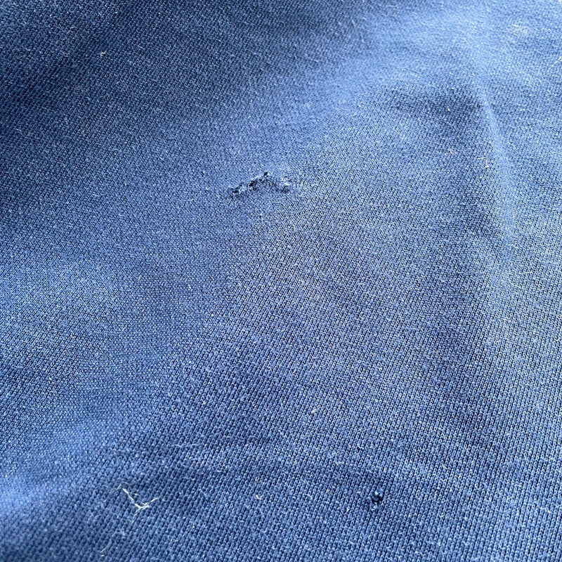 Vintage 90s Navy Fila 1/4 Zip Sweatshirt - XXL