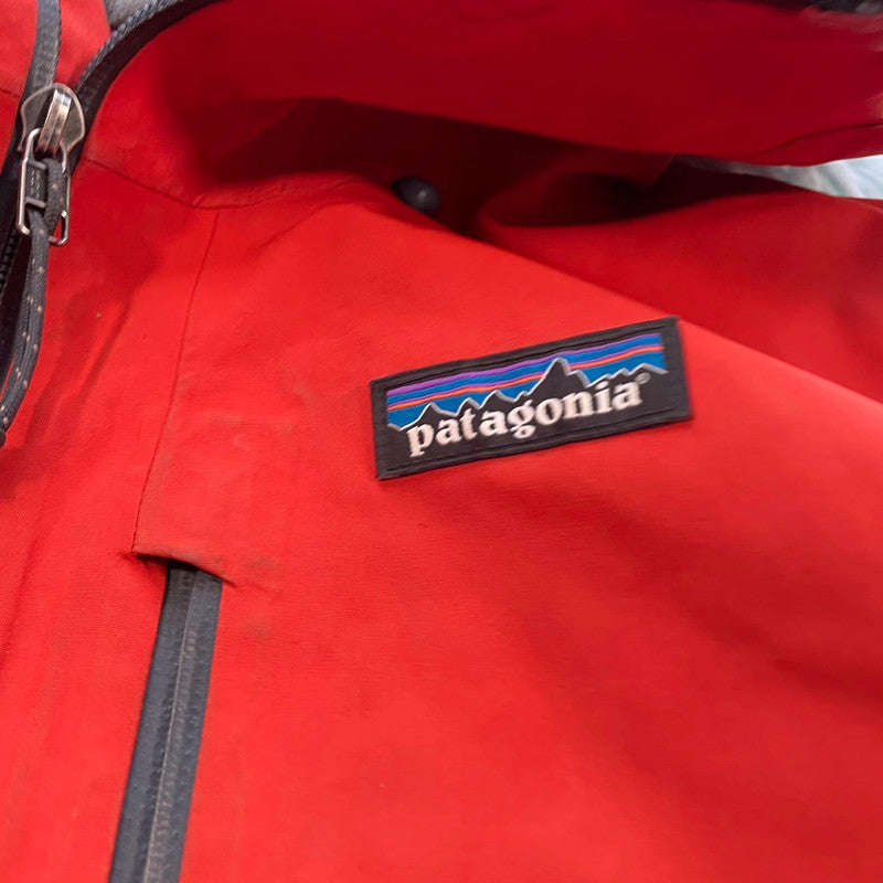 Orange Patagonia Ski Coat Gore-tex Recco - Large