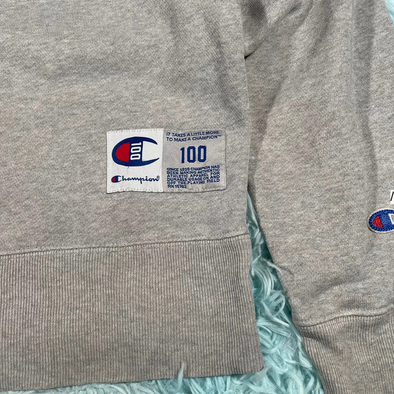 Vintage Grey Champion Sweatshirt - Small