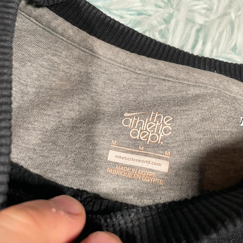 Black & Blue Nike Sweatshirt Plain - Medium