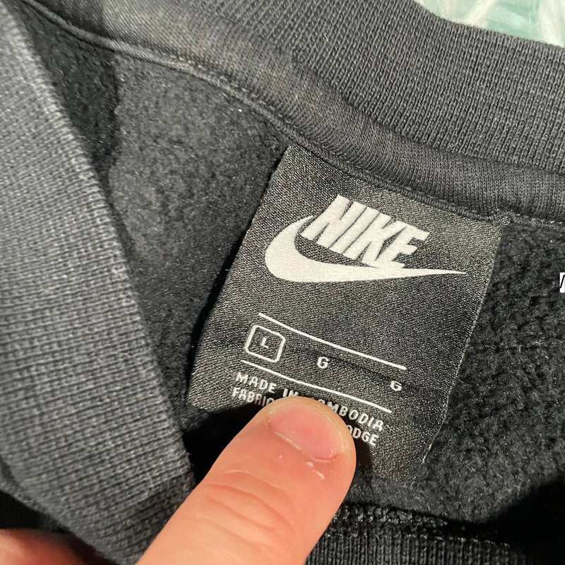 Black Nike Sweatshirt Plain - Large