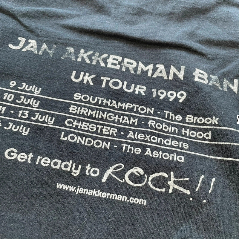 Vintage 1999 Black Jan Akkerman T Shirt - XL