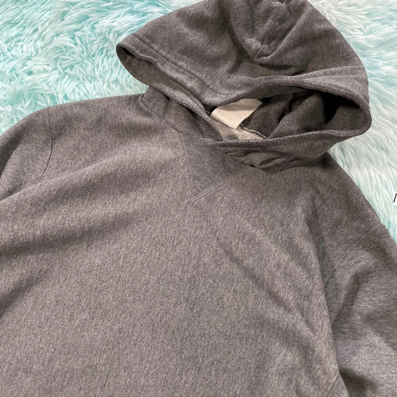 Vintage Grey Carhartt Hoodie Blank Plain - Large