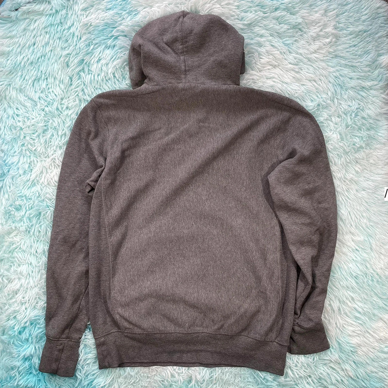 Vintage Grey Carhartt Hoodie Blank Plain - Large
