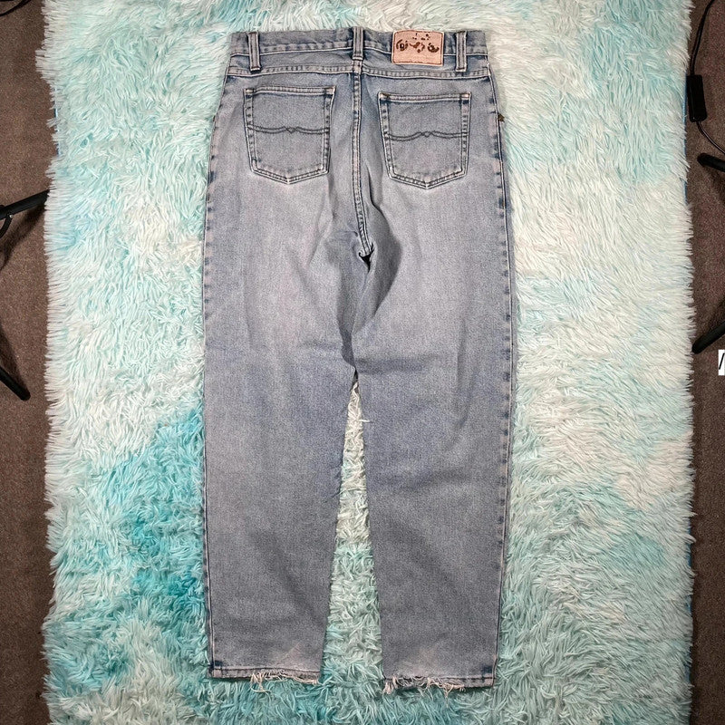 Vintage 90s Lightwash Jeans Tapered - 32W