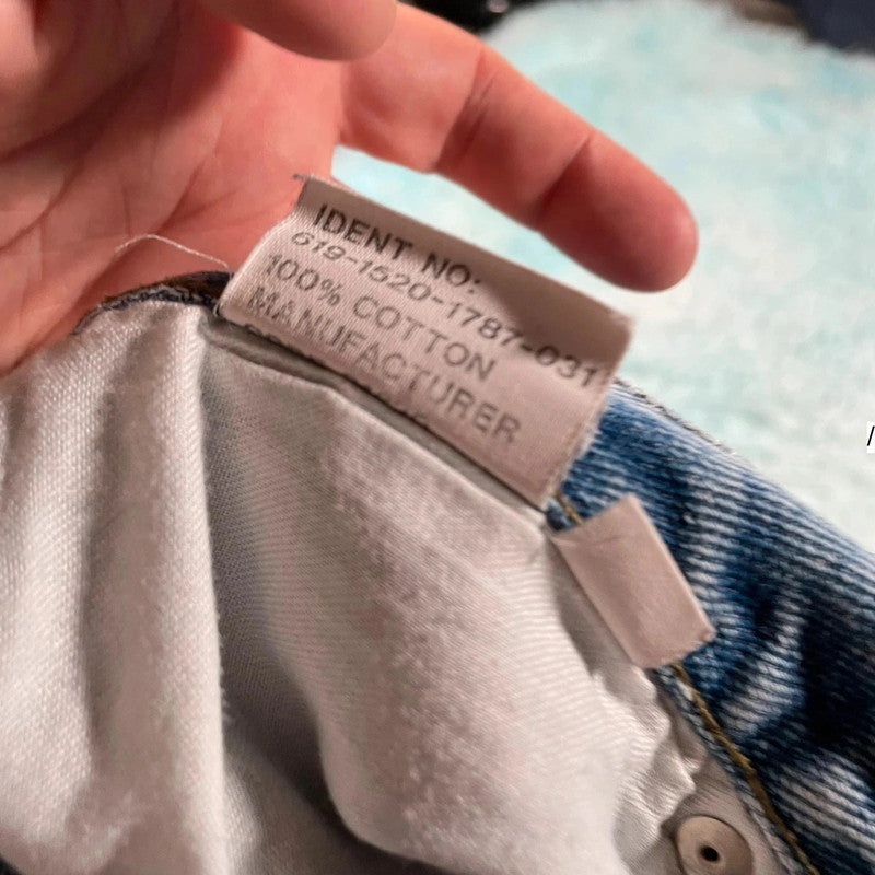 Vintage 90s Lightwash Jeans Tapered - 32W