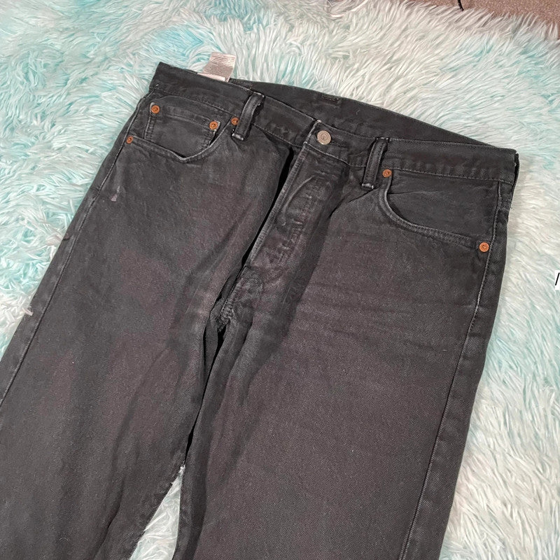 Vintage Black Levi’s 501 Jeans Straight Leg - 34W 34L