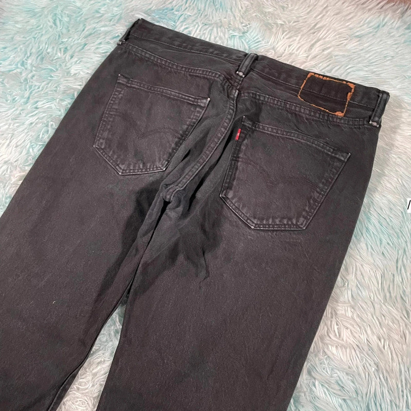 Vintage Black Levi’s 501 Jeans Straight Leg - 34W 34L