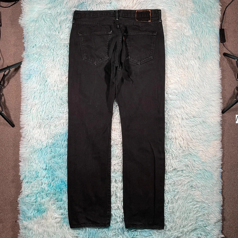 Vintage Black Levi’s 501 Jeans Straight Leg - 34W 34L
