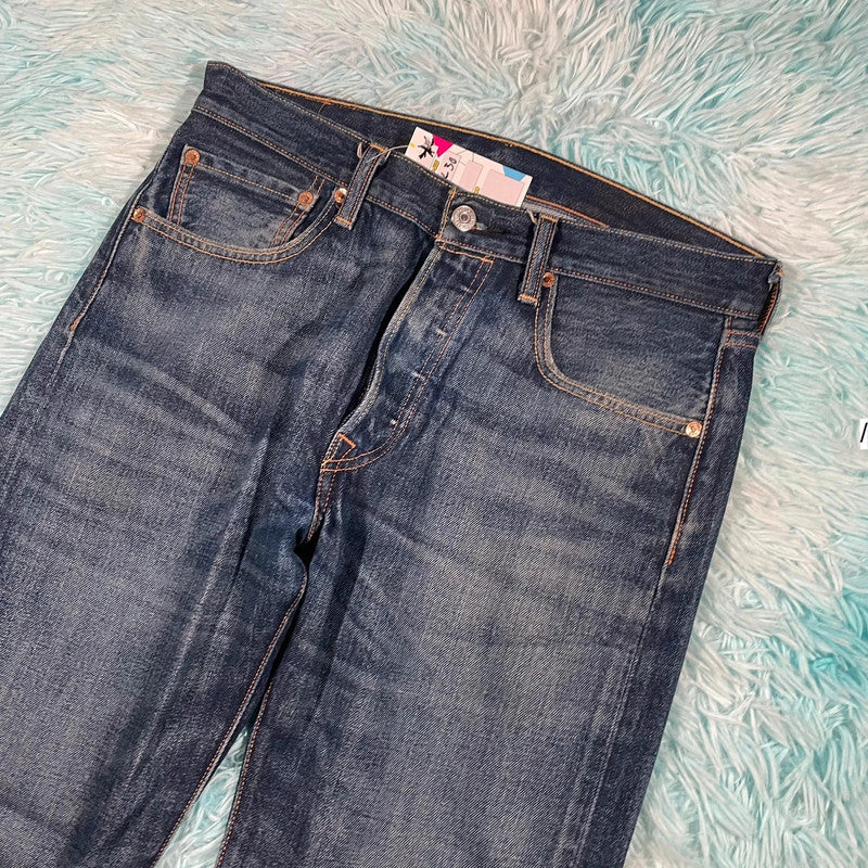 Blue Levi’s Jeans 501 Straight Leg - 32W 30L