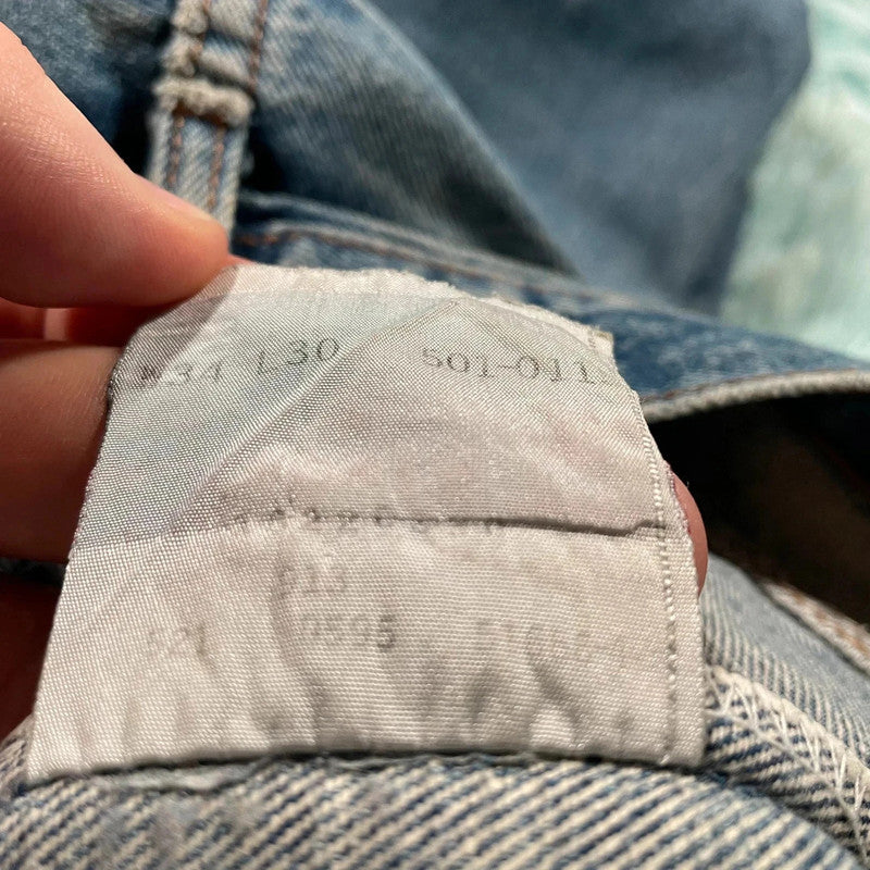 Vintage 90s Levi’s 501 Jeans Straight Leg - 34W 30L