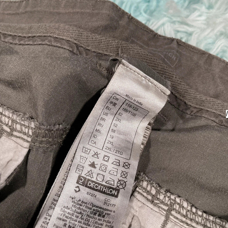 Grey Decathlon Hiking Cargo Shorts - XXL