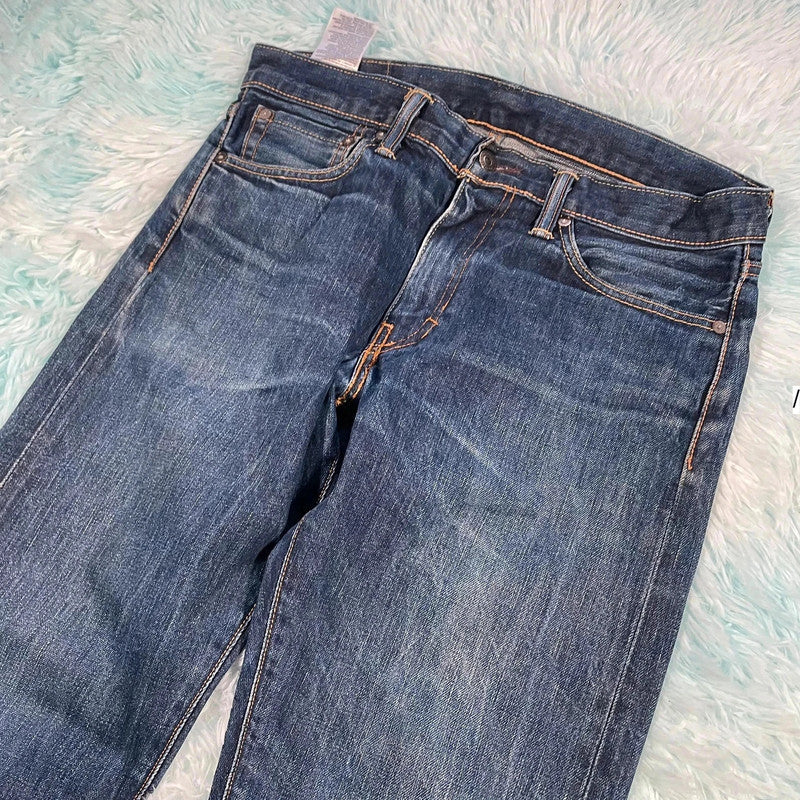 Navy Levi’s 511 Jeans Slim Straight Fit - 32W 32L