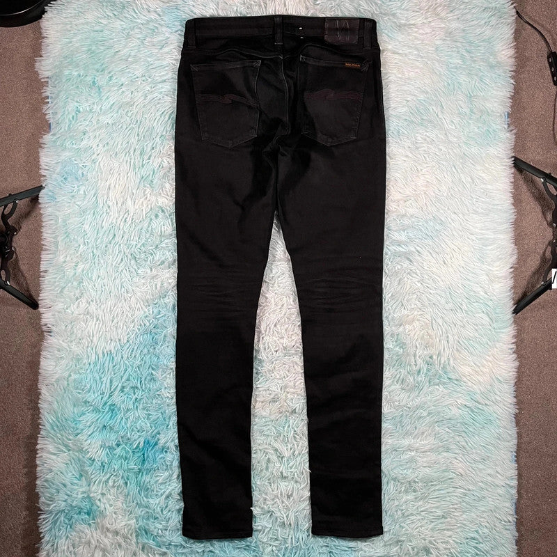 Black Nudie Jeans Slim Fit - 33W 34L