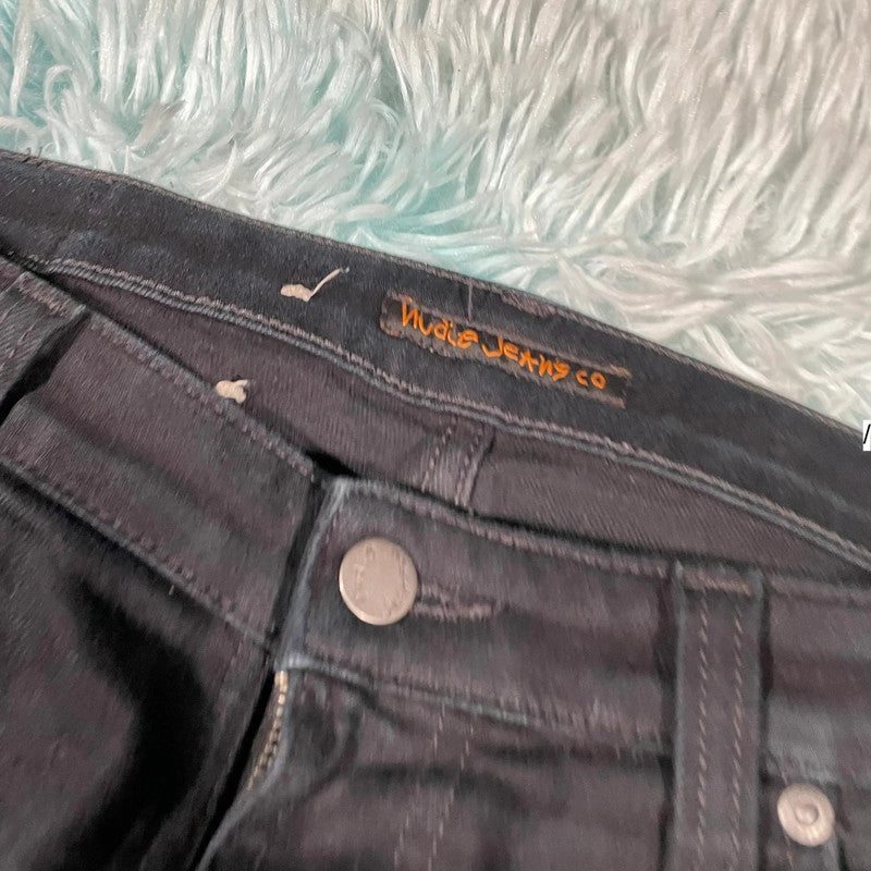 Black Nudie Jeans Slim Fit - 33W 34L