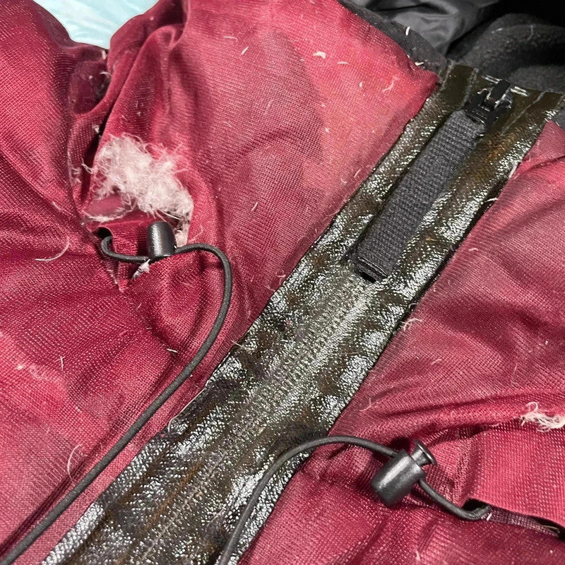 Red Stone Island Welded Down Jacket Puffer - XXL