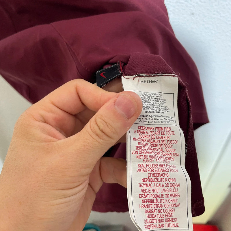 Vintage 2006 Arsenal Shirt Highbury Maroon Nike - XL