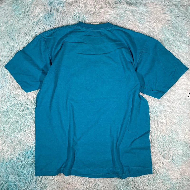 Vintage 90s Blue Beach Graphic T Shirt - XXL