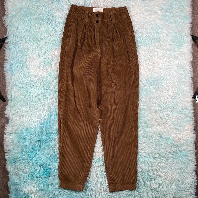 Brown Toast Corduroy Trousers - Size 6