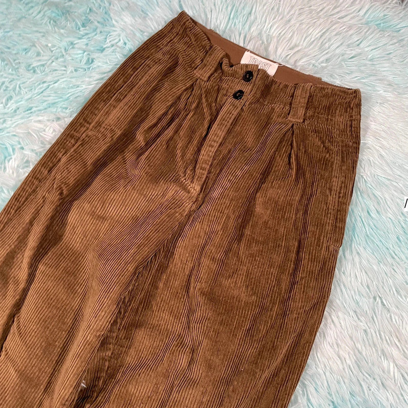 Brown Toast Corduroy Trousers - Size 6