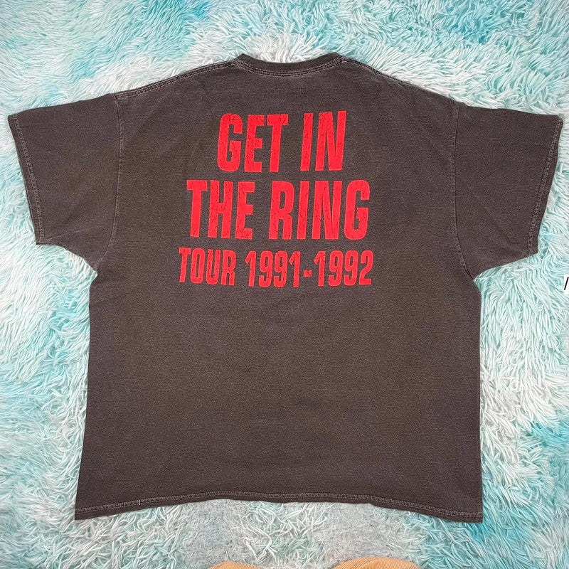 Grey Guns n Roses Band T Shirt - Large