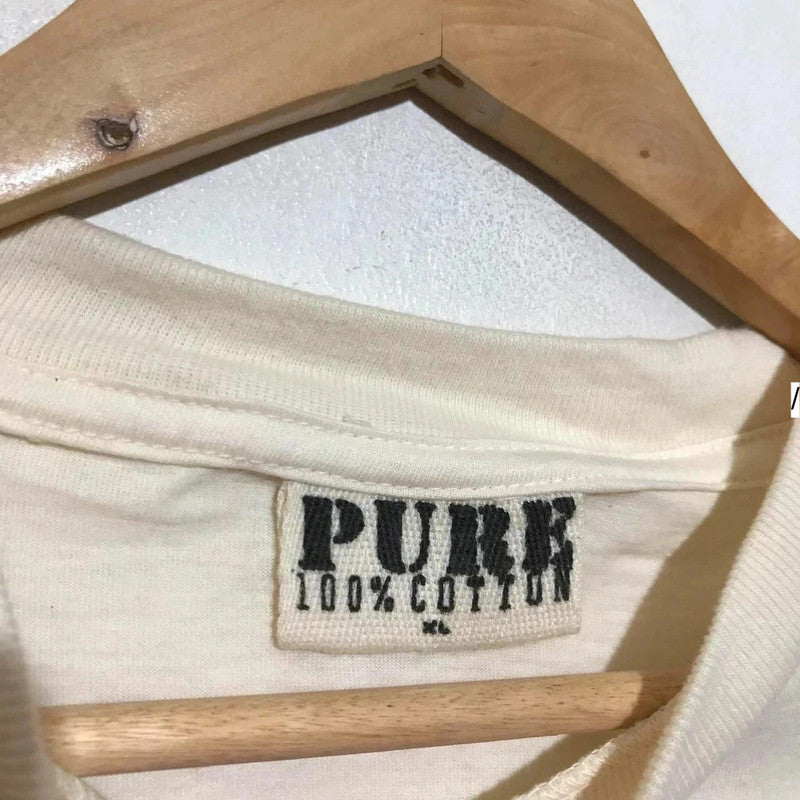 Deadstock 1992 Cream Vintage Medicine Man Movie Promo T Shirt