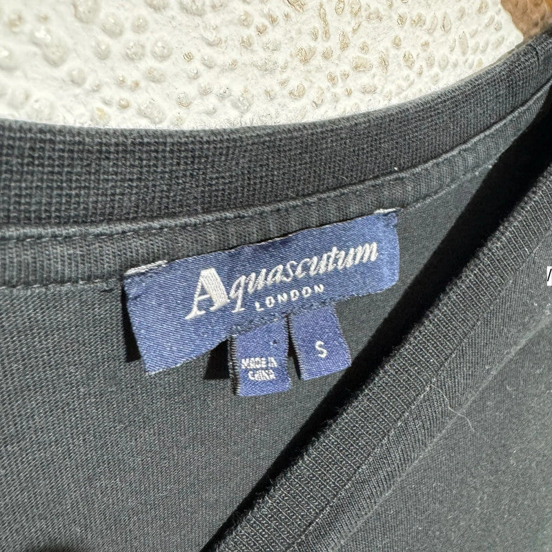 Black Aquascutum T Shirt - Small