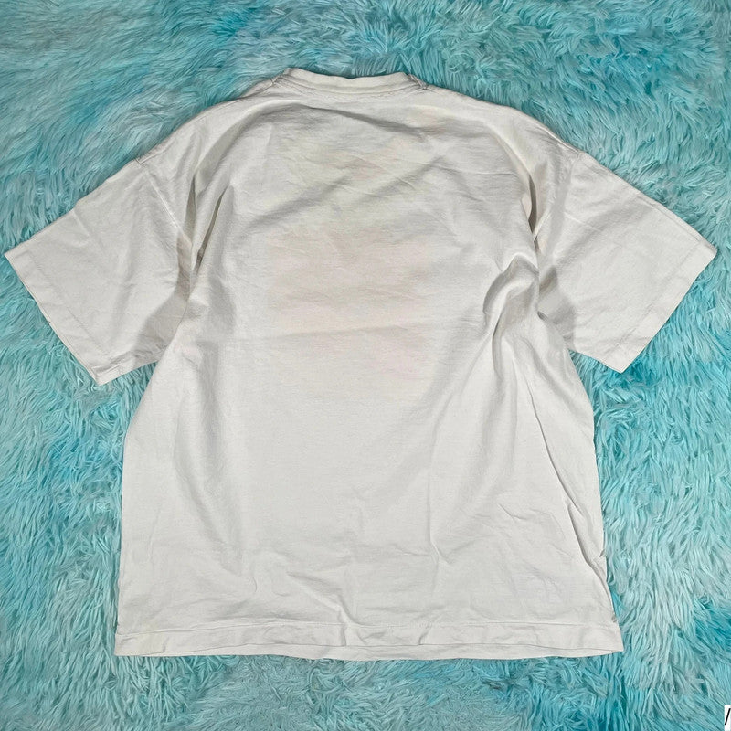 Vintage 90s White Virginia University Graphic T Shirt - Large