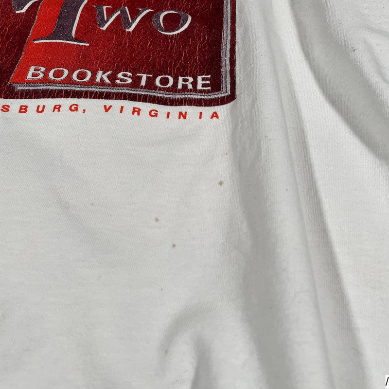 Vintage 90s White Virginia University Graphic T Shirt - Large